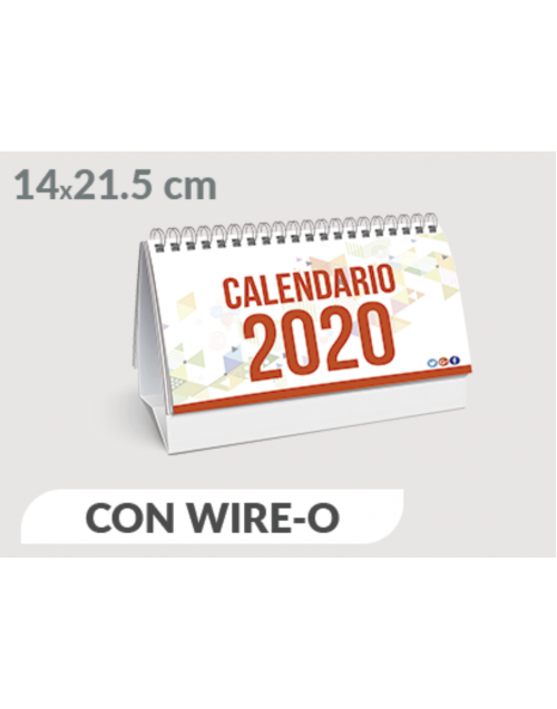 Calendario de escritorio con Wire O